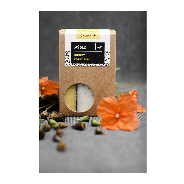 Caltha Citrusové mýdlo Poppy seed 100g