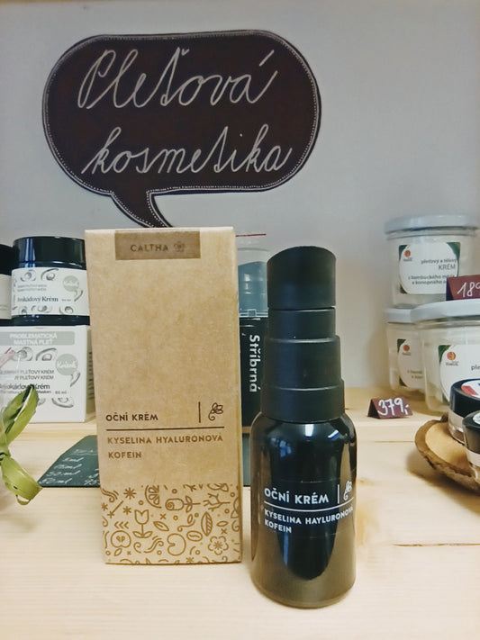 Caltha Oční krém - Kyselina hyaluronová - Kofein 15ml