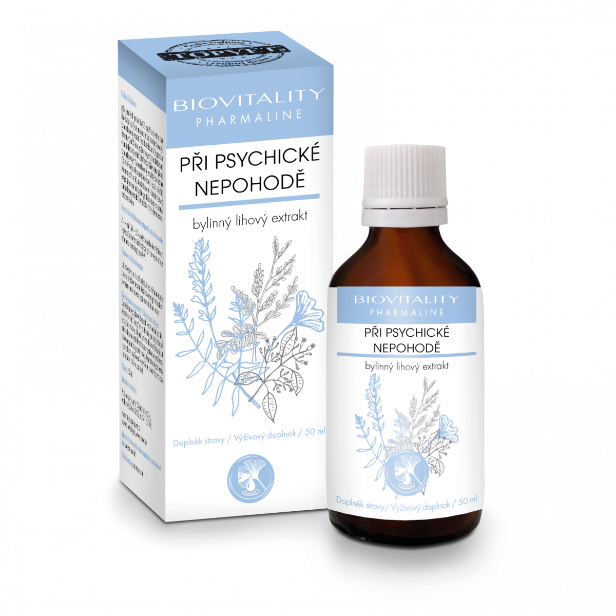 Topvet Psychická nepohoda - bylinná směs 50ml