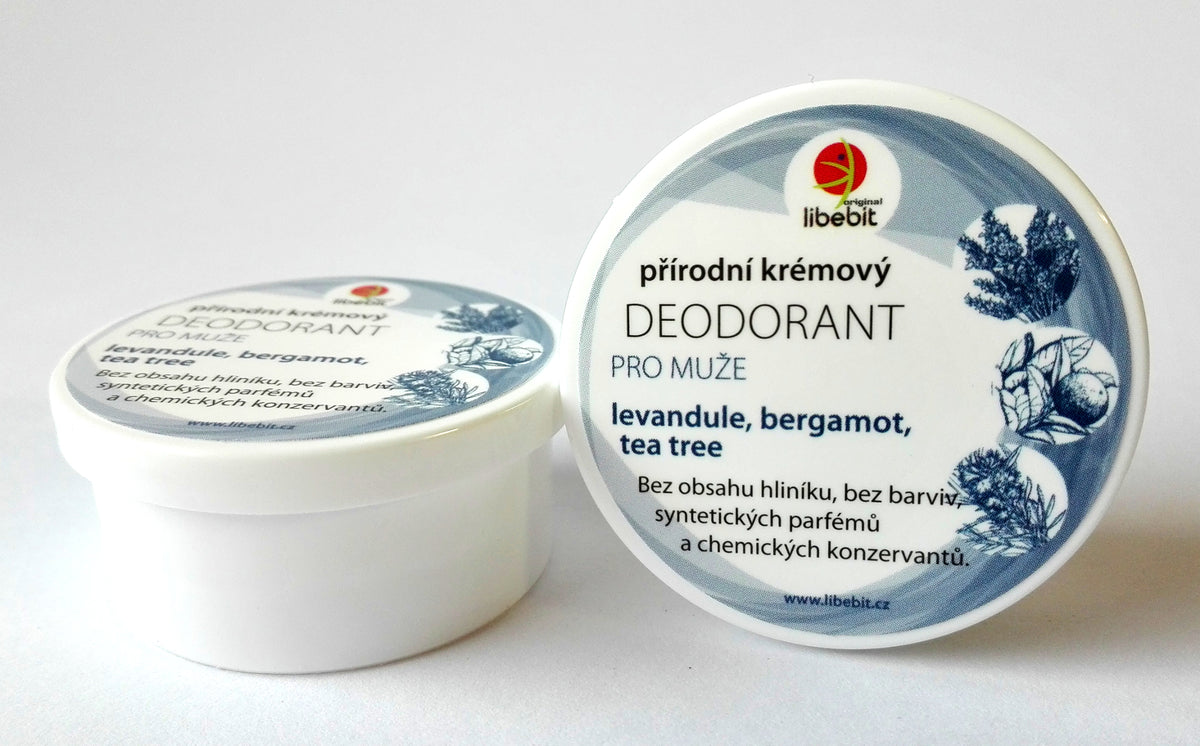 Libebit Přírodní deodorant pro muže - krémový 15ml