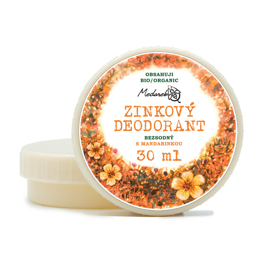 Medarek Krémový deodorant mandarinka, zinkový bez sody