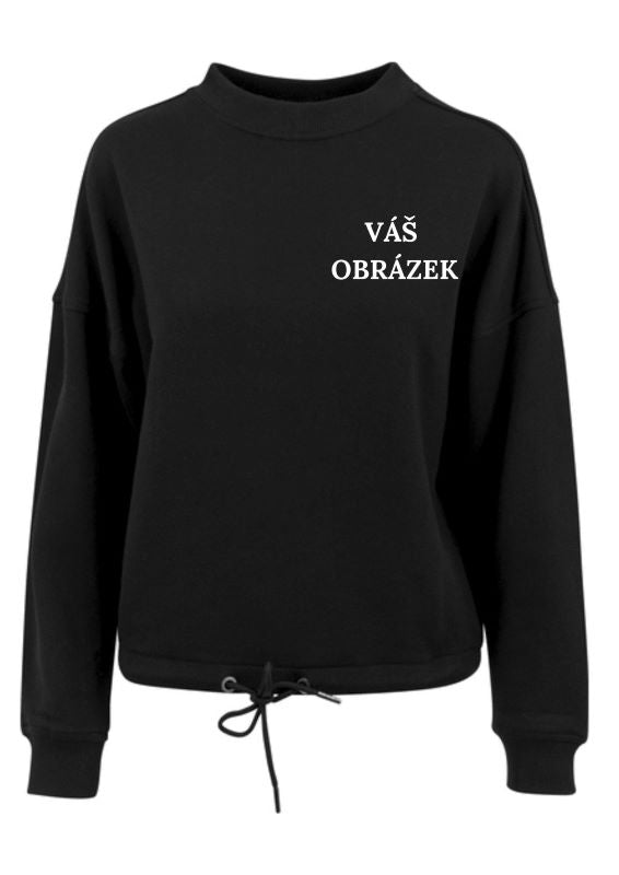 Dámská mikina, cropp top - obrys