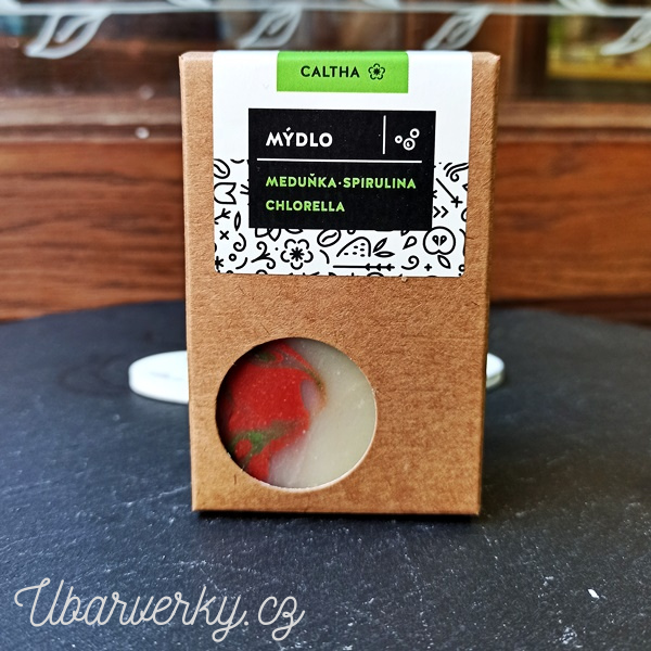 Caltha Meduňkové mýdlo s chlorellou a spirulinou 100g