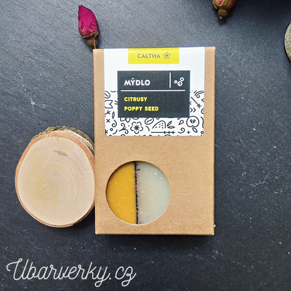 Caltha Citrusové mýdlo Poppy seed 100g