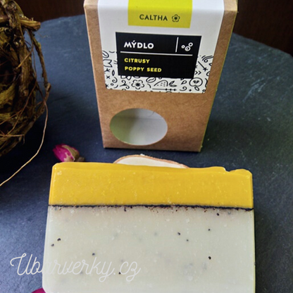 Caltha Citrusové mýdlo Poppy seed 100g