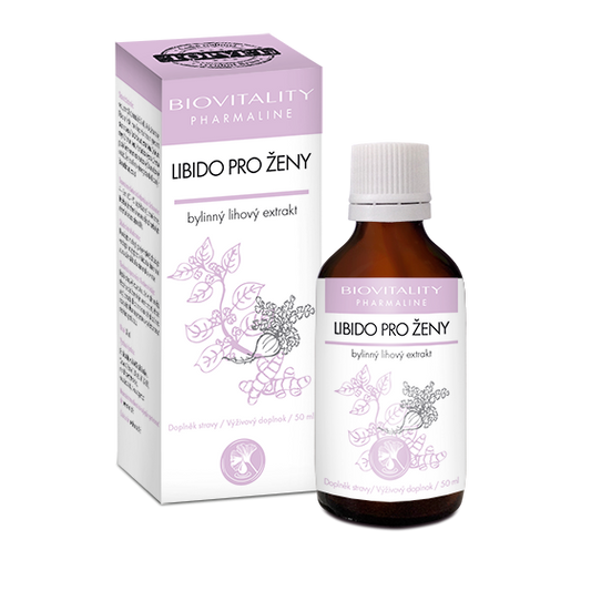 Topvet Kapky Libido pro ženy - bylinná směs 50ml