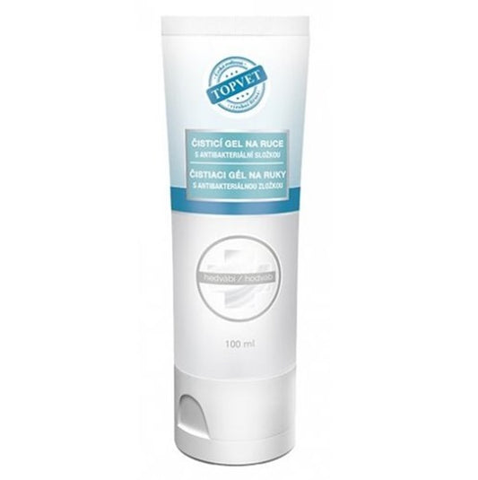 Topvet Antibakteriální gel na ruce - hedvábí 100ml -