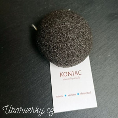 Konjaková houbička černá - problematická pleť