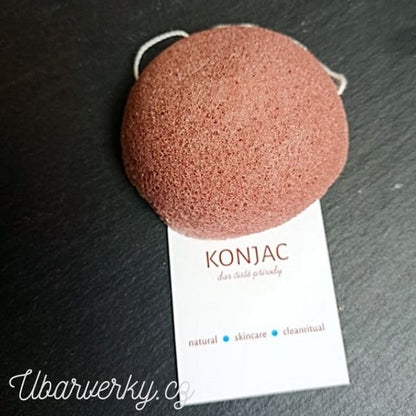 Konjaková houbička červená - pro zralou pleť