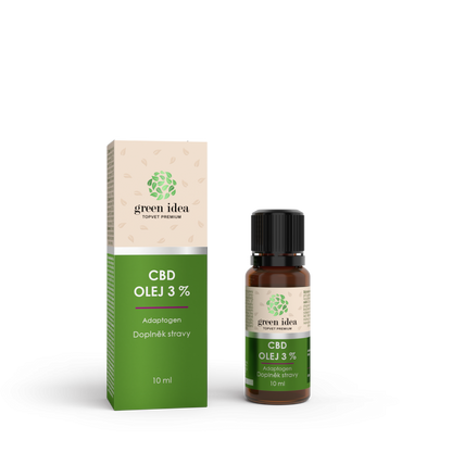 Green idea CBD olej 3 % 10 ml
