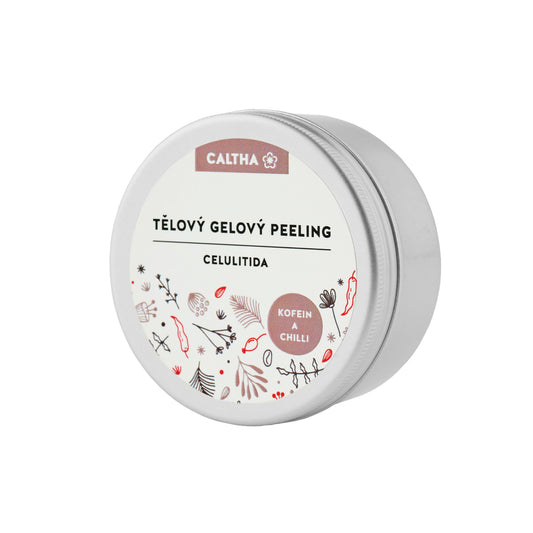 Caltha Tělový gelový peeling s kofeinem a chilli 100g
