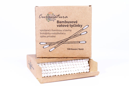 Bambusové vatové tyčinky 200kusů