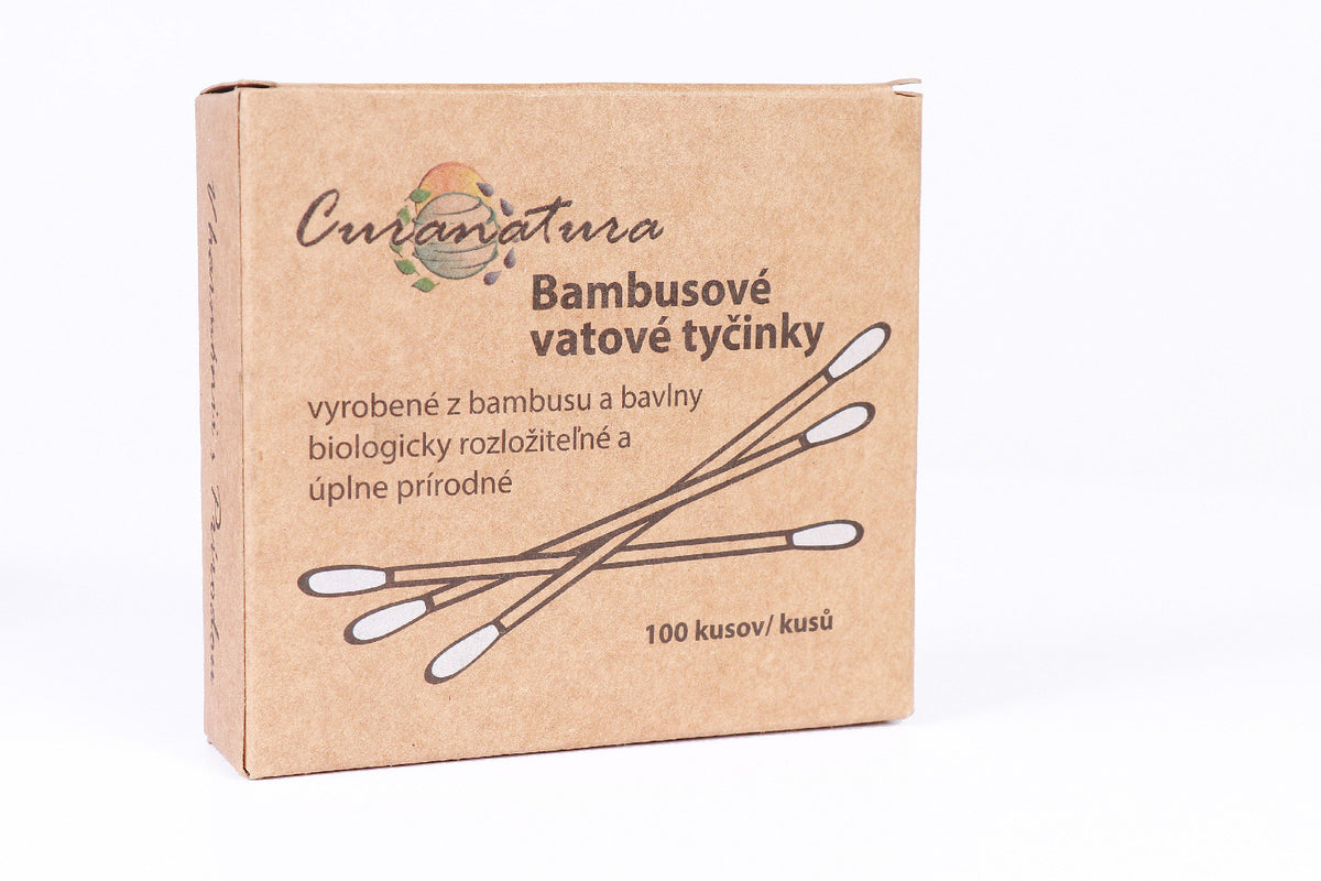 Bambusové vatové tyčinky 200kusů
