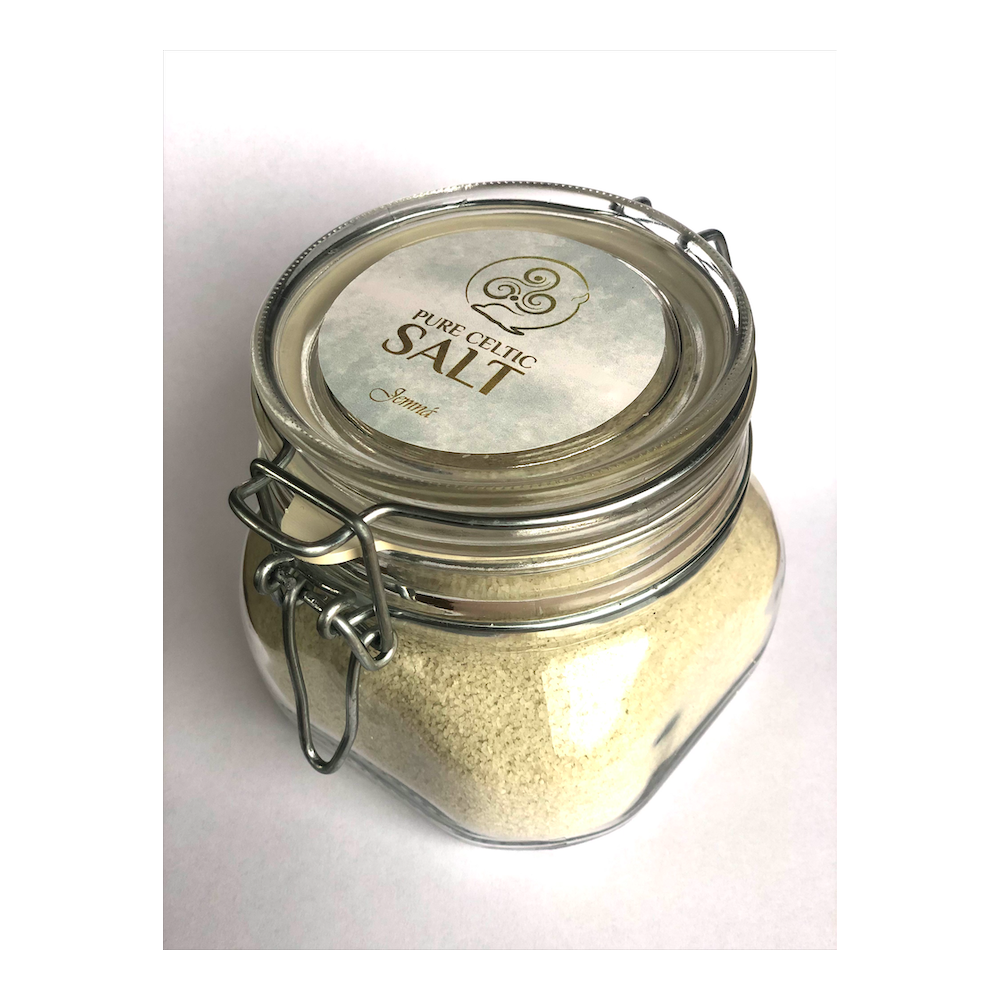 Ryzí Keltská sůl JEMNÁ 500 g skleněná dóza