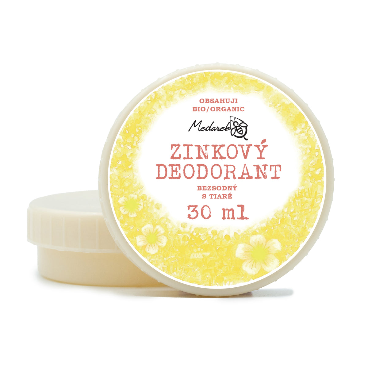 Medarek Krémový deodorant Tiaré, zinkový bez sody