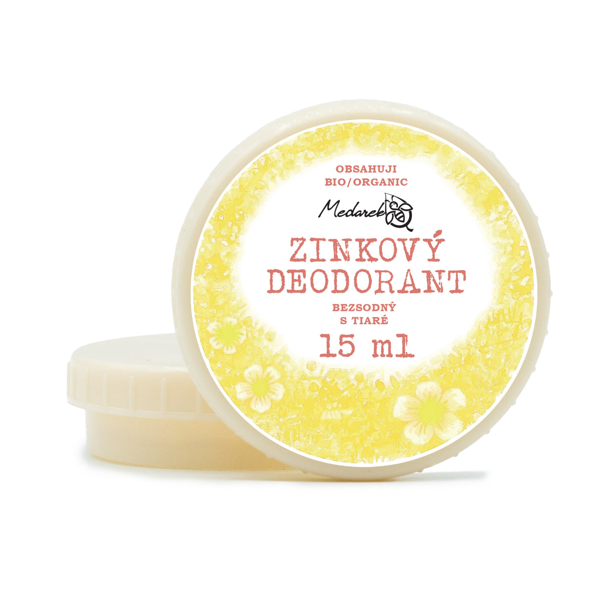 Medarek Krémový deodorant Tiaré, zinkový bez sody