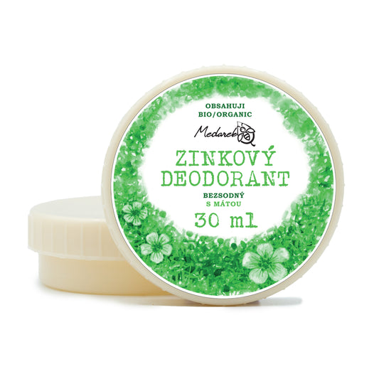 Medarek Krémový deodorant sladká máta, zinkový bez sody
