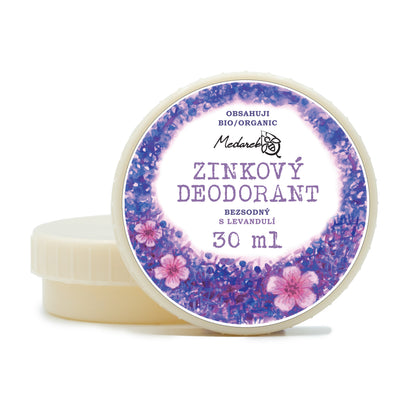 Medarek Krémový deodorant levandule, zinkový bez sody