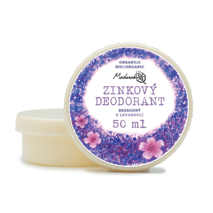Medarek Krémový deodorant levandule, zinkový bez sody
