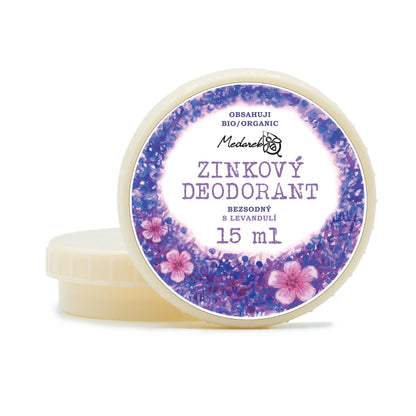 Medarek Krémový deodorant levandule, zinkový bez sody