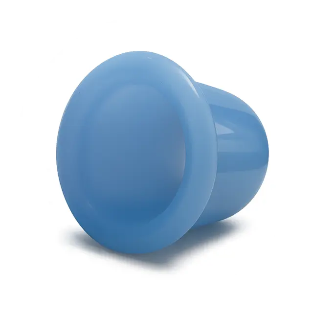 Silikonová masážní baňka – modrá, velká (Ø 45 mm)