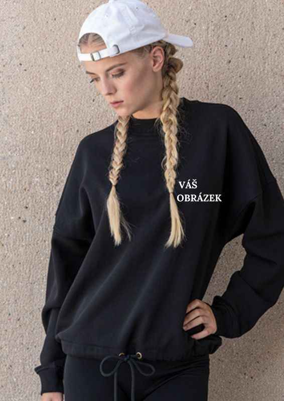 Dámská mikina, cropp top - obrys