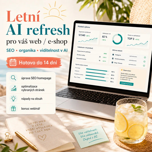 Letní AI refresh pro váš web/e-shop