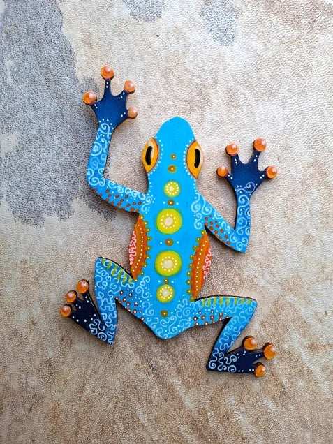Magnet velký, modrá žába